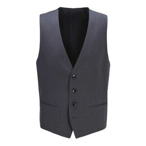 Boss Mens Wilson Virgin Wool Vest / Dark Grey